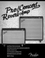 Fender Pro-Reverb-ConcertReverb - Owners Manual 